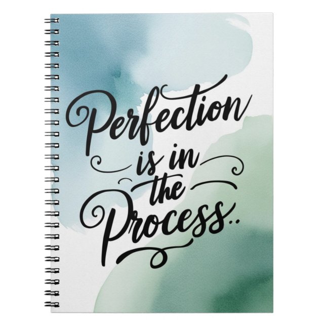 Cuaderno La perfección está en el proceso (Frente)