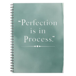 Cuaderno La perfección está en el proceso