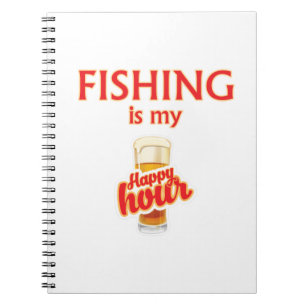 Cuaderno La pesca es mi hora feliz