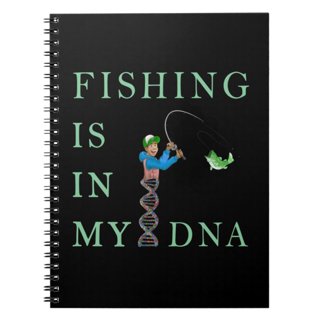 Cuaderno La pesca está en mi ADN (Frente)
