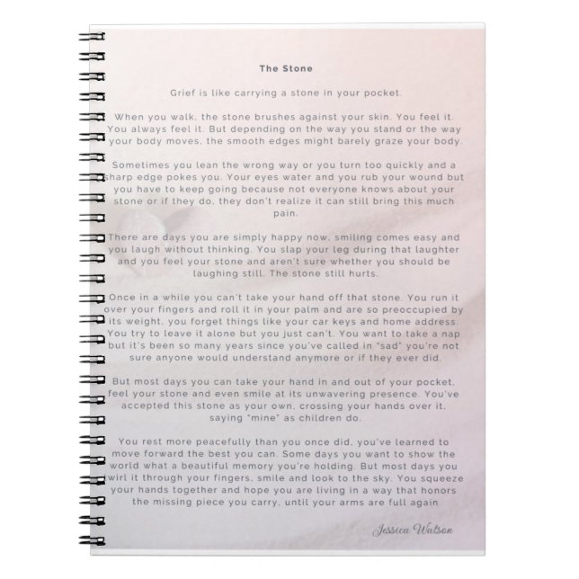 Cuaderno La piedra (Frente)