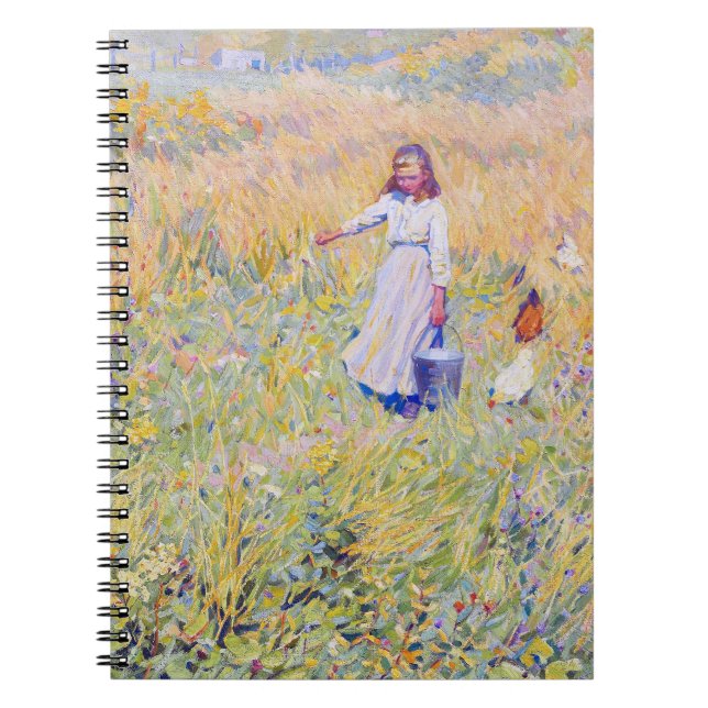 Cuaderno La pintura de la pequeña trabajadora de Helen McNi (Frente)