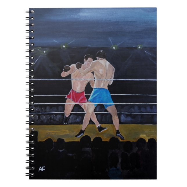 Cuaderno La pintura de los boxeadores por Alfred Fox (Frente)