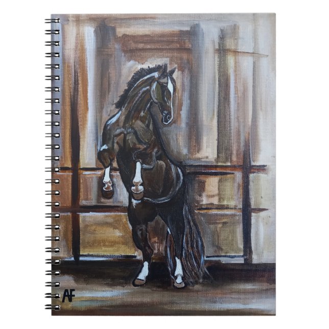 Cuaderno La pintura del caballo salvaje de Alfred Fox (Frente)