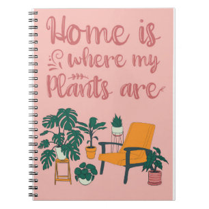 Cuaderno La Planta Lover Hogar Es Donde Están Mis Plantas