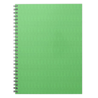Cuaderno La plantilla verde DIY del espacio en blanco de la