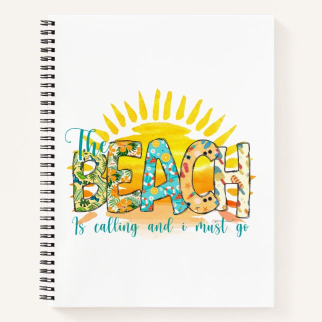 Cuaderno La Playa Llama | Amanecer (Anverso)