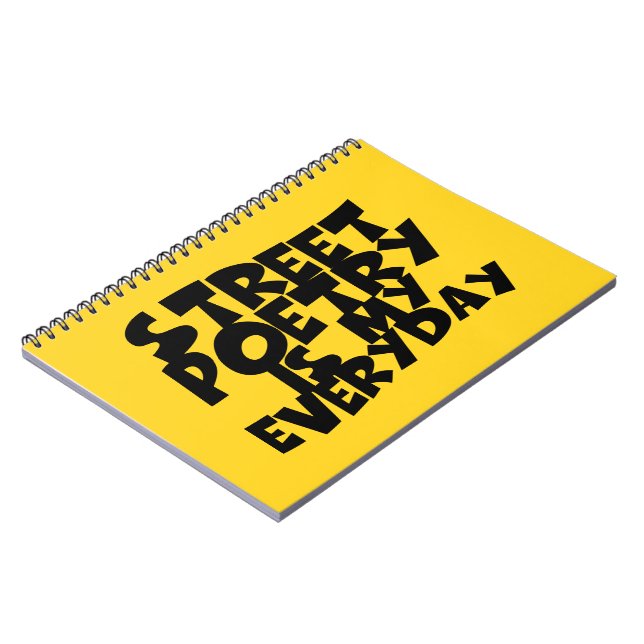 Cuaderno La poesía callejera es mi día a día (Lado Izquierdo)