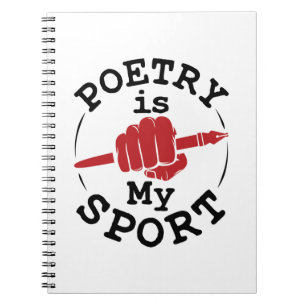 Cuaderno La poesía es mi escritor de poemas deportivos