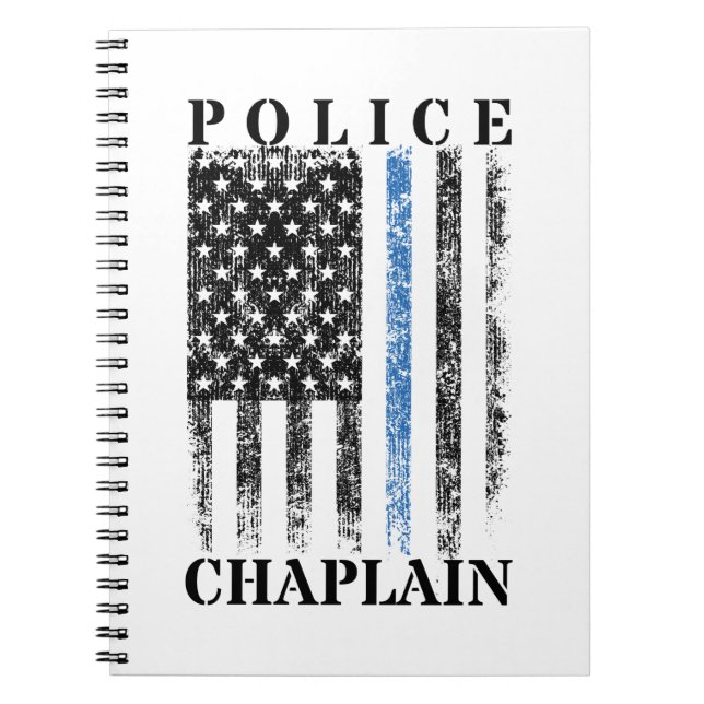 Cuaderno La policía grita bandera de Estados Unidos (Frente)