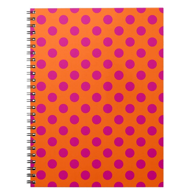 Cuaderno La polka de Fuchsia da puntapiés al naranja (Frente)