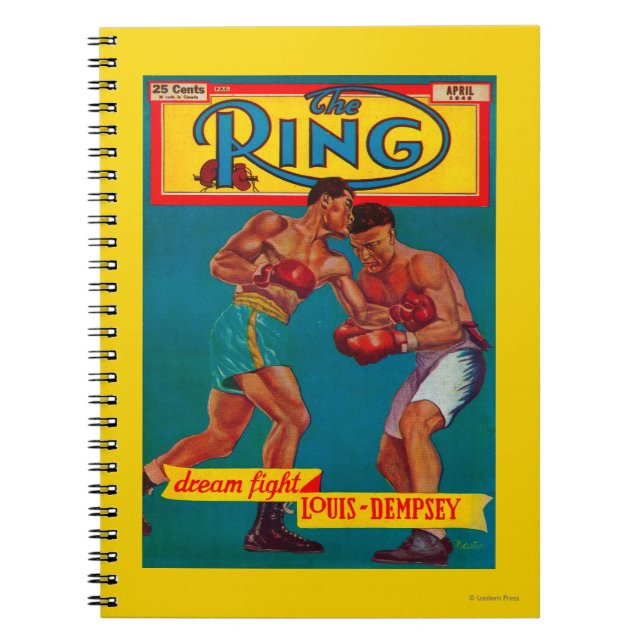 Cuaderno La portada de la revista Ring (Frente)