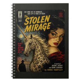Cuaderno La portada del libro del misterio del unicornio de