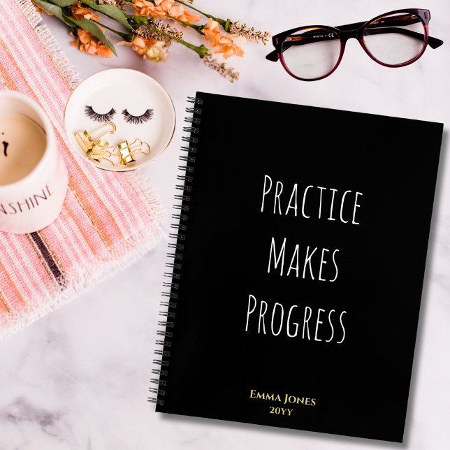 Cuaderno La práctica de citas motivacionales hace que el pr (Subido por el creador)