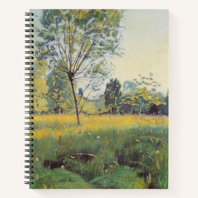 Cuaderno La pradera dorada (por Ferdinand Hodler) (Anverso)