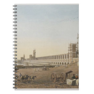 Cuaderno La presa a través del Nilo, el edificio del Asuán