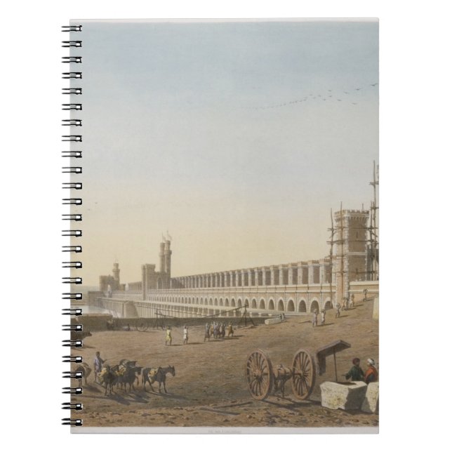 Cuaderno La presa a través del Nilo, el edificio del Asuán (Frente)