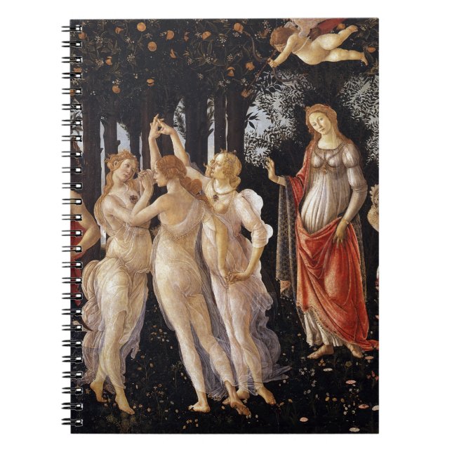Cuaderno La Primavera de Sandro Botticelli (Frente)