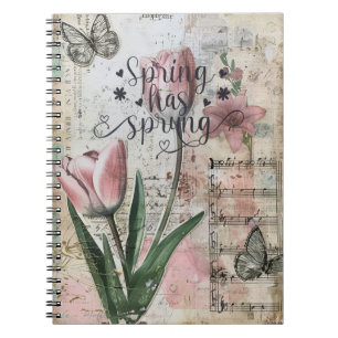 Cuaderno La primavera ha brotado: una florida inspiración