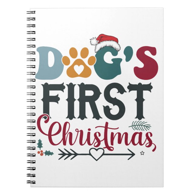 Cuaderno La primera Navidad del perro (Frente)