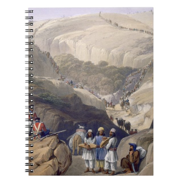 Cuaderno La primera pendiente a través del paso de Koojah, (Frente)