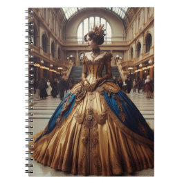 Cuaderno La princesa de oro Steampunk Victorian Industrial