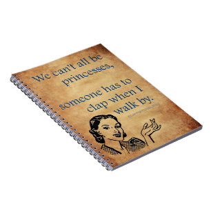 Cuaderno La princesa de SlipperyJoe aplaude caminar diverti