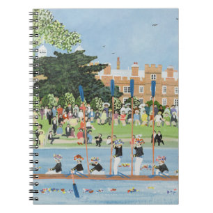 Cuaderno La procesión de barcos en la universidad de Eton