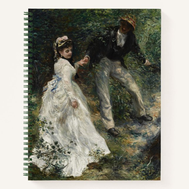 Cuaderno La Promenade Renoir Impresionante pintura (Anverso)