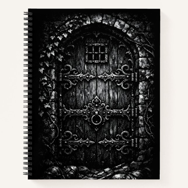 Cuaderno La puerta del mago — por BurnsInHell (Anverso)