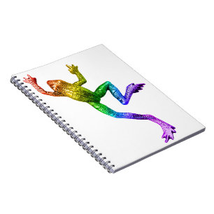 Cuaderno La rana del Orgullo de SlipperyJoe animal rastrero