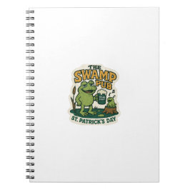 Cuaderno La rana del pub del pantano día de San Patricio