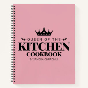 Cuaderno La receta de la Reina de la Cocina personalizada