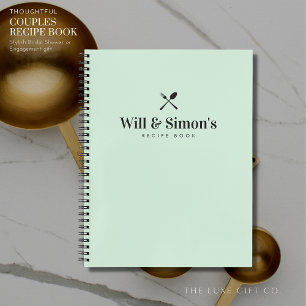 Cuaderno La receta del regalo en blanco para las parejas ve