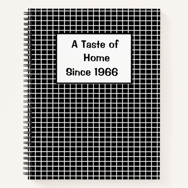 Cuaderno la receta del sabor de casa (Anverso)