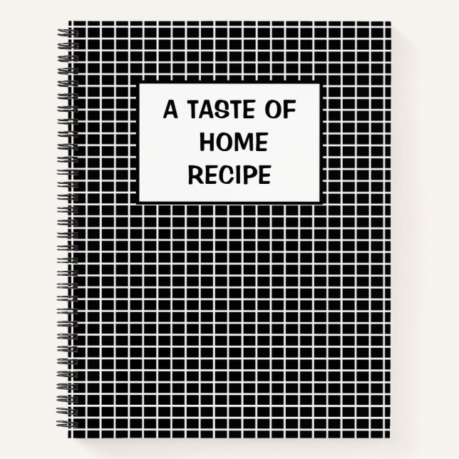 Cuaderno la receta del sabor de casa (Anverso)