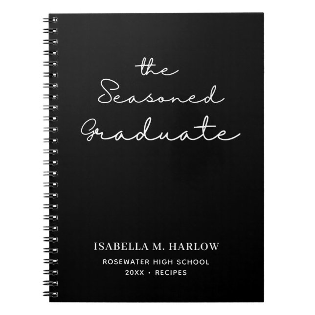 Cuaderno La receta personalizada del graduado experimentado (Frente)