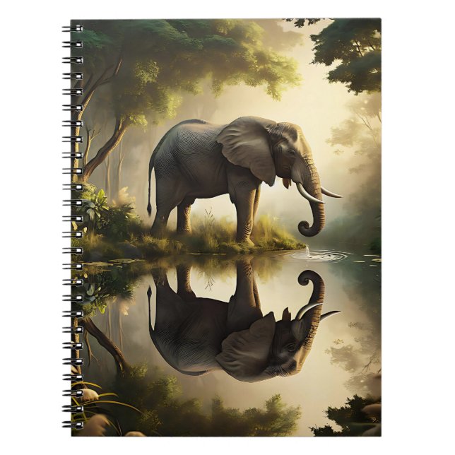 Cuaderno La reflexión de un elefante (Frente)
