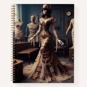 Cuaderno La reina de la momia Steampunk Vintage victoriana