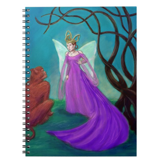 Cuaderno La reina de las hadas (Frente)