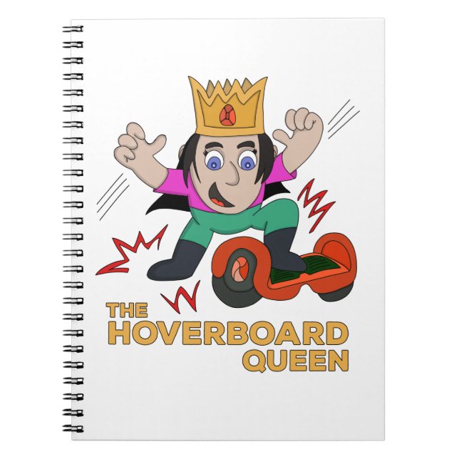 Cuaderno La Reina del Hoverboard (Frente)