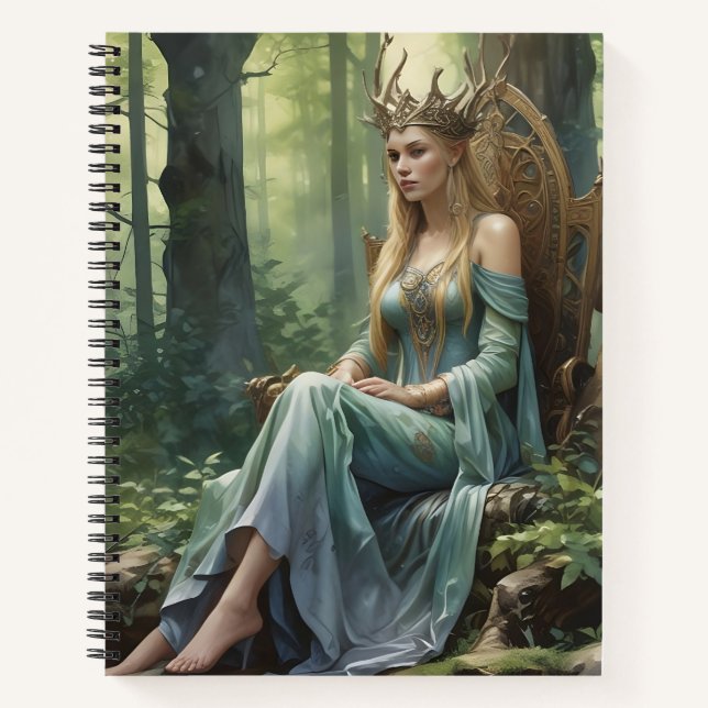 Cuaderno La Reina Elfa del Bosque (Anverso)