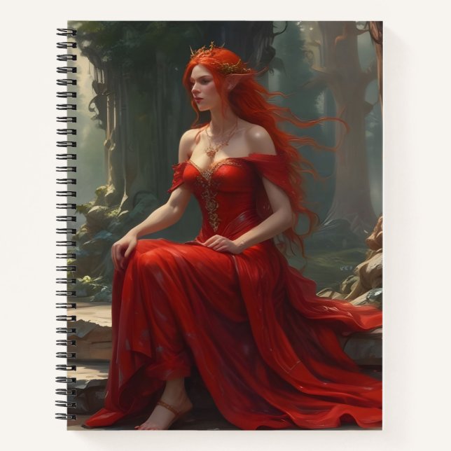 Cuaderno La Reina Roja del Bosque (Anverso)