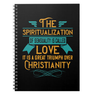 Cuaderno La religión Amor Es Un Gran Triunfo Sobre El Crist