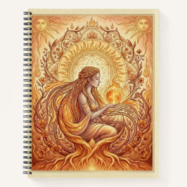 Cuaderno La Sacerdotisa del Fuego
