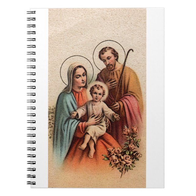 Cuaderno La Sagrada Familia - Jesús, María y José (Frente)