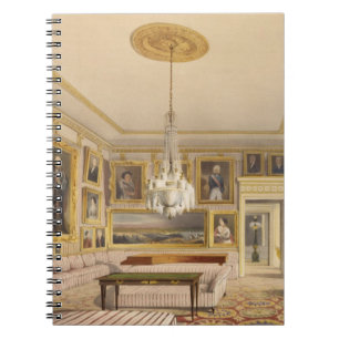 Cuaderno La sala de estar rayada, casa de Apsley, 1853