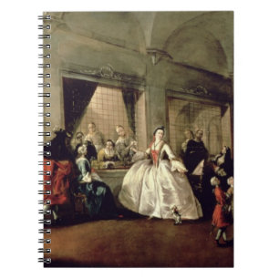 Cuaderno La sala del convento de San Zaccaria (aceite en el