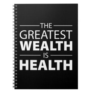 Cuaderno La salud es riqueza, el gimnasio Inspirador