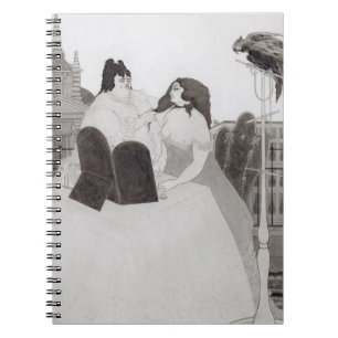 Cuaderno La señora en el tocador (tinta y lavado)